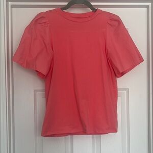a new day Coral Puff Sleeve Tee